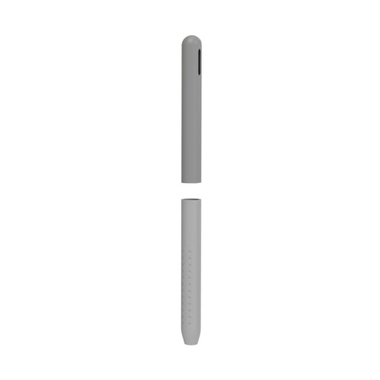 For Apple Pencil 2 AhaStyle PT182 Split Clashing Colors Stylus Protective Case(Gray) - Pencil Accessories by AhaStyle | Online Shopping UK | buy2fix