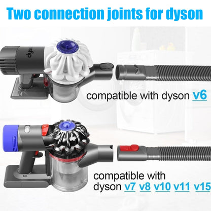 For Dyson V6 / DC Cordless Vacuum Dryer Vent Cleaner Kit Hose Attachment Gray - For Dyson Accessories by buy2fix | Online Shopping UK | buy2fix