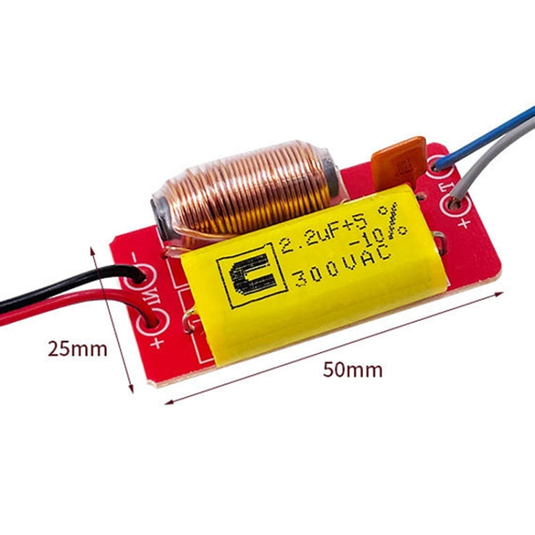 WEAH-T-5 Car Modification Tweeter Crossover Hi-Fi Audio Divider, Style: A Model 2.2UF - Audio Crossover by buy2fix | Online Shopping UK | buy2fix