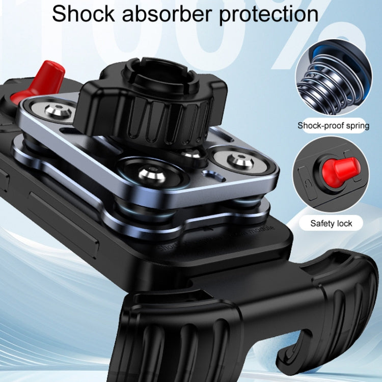 YYS-680 Motorcycle Mountain Bike Shock And Shaking Absorbing Riding Navigation Stand - Holder by buy2fix | Online Shopping UK | buy2fix