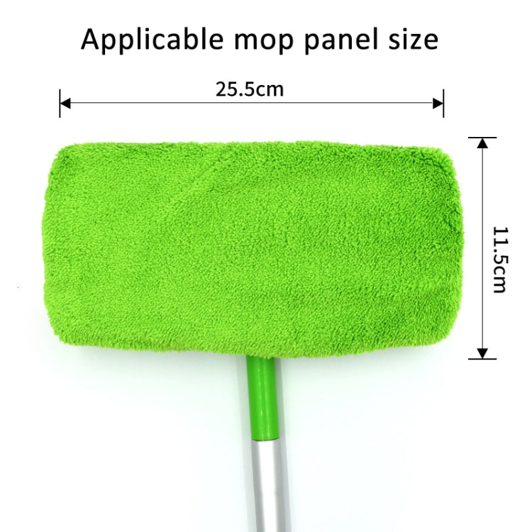 For Swiffer Sweeper and Other 10-inch Flat Mop Replacement Pads Coral Fleece Green - Handheld Cleaner & Mops by buy2fix | Online Shopping UK | buy2fix