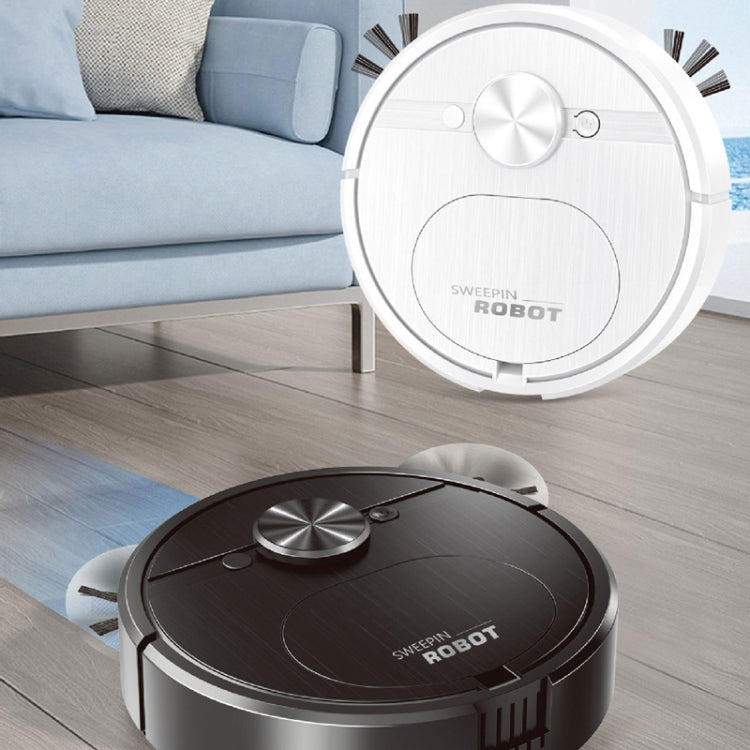 Automatic Smart Sweeping Robot Rechargeable Home 3 In 1 Floor Cleaner(Black) - Robot Vacuum Cleaner by buy2fix | Online Shopping UK | buy2fix