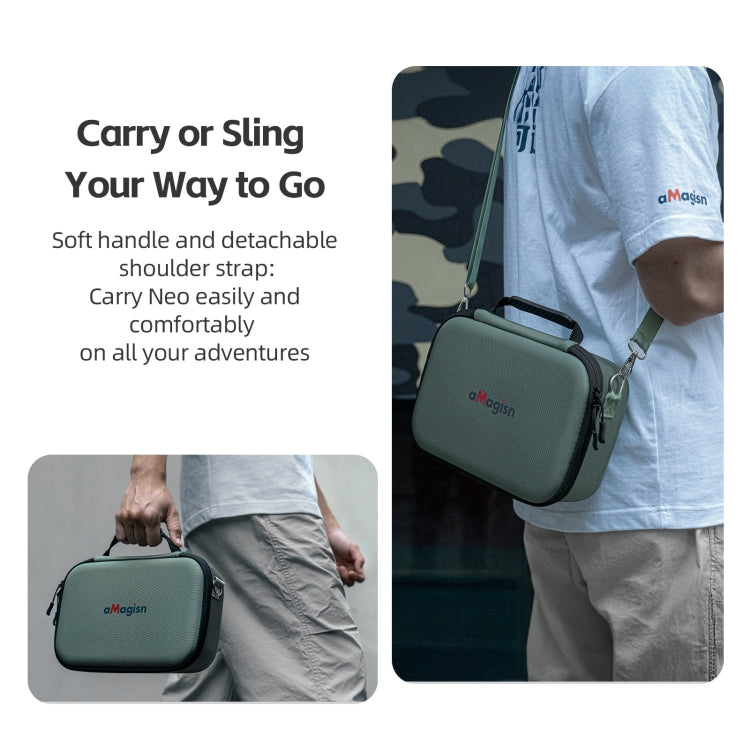 For DJI NEO Fly More Combo aMagisn Handbag Shoulder Bag(White) - Cases & Bags by aMagisn | Online Shopping UK | buy2fix