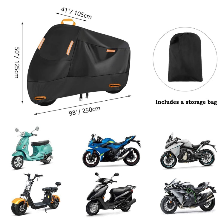 Motorcycle Rain Sun Protection Cover Oxford Cloth Dustproof With Anti-theft Buckle, Size: XL - Raincoat by buy2fix | Online Shopping UK | buy2fix