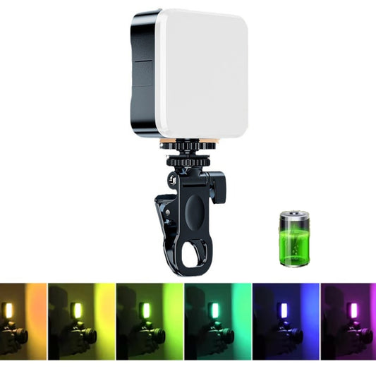 Clip Fill Light with PTZ Video Conference Mobile Phone Camera Photography Lamp, Spec: Rechargable RGB Light - Selfie Light by buy2fix | Online Shopping UK | buy2fix