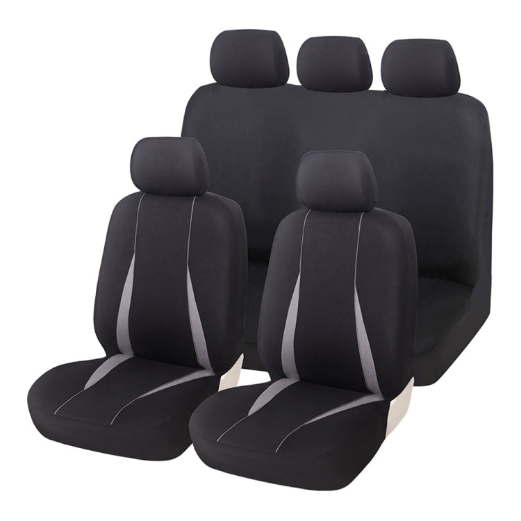 Cars All Seasons Universal All-Inclusive Fabric Seat Cover(33055 Gray) - Seat Accessories by buy2fix | Online Shopping UK | buy2fix