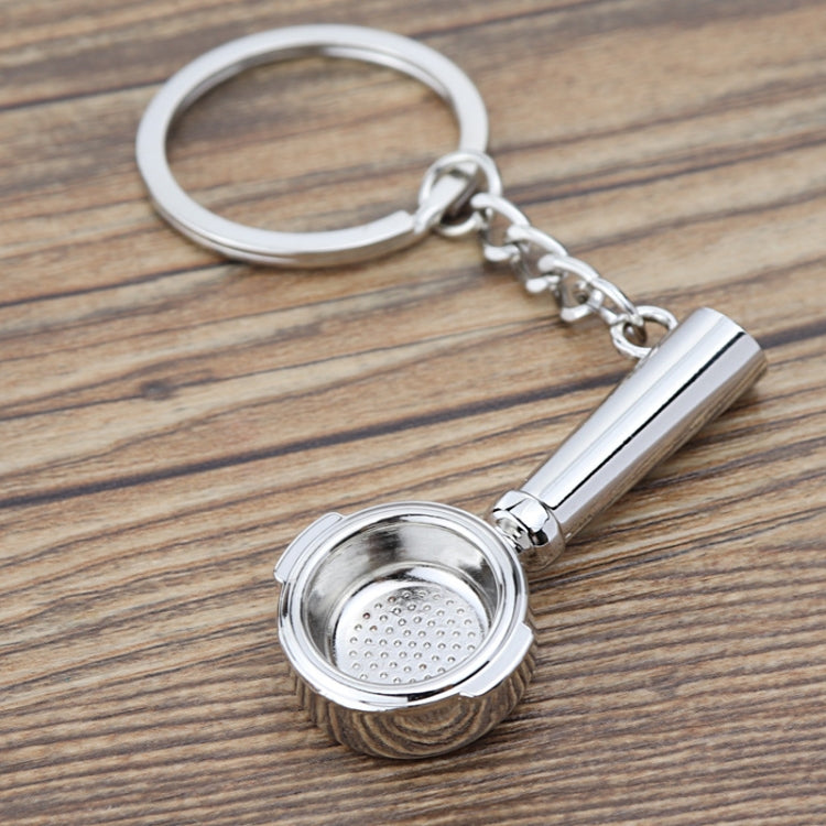 Mini Metal Keychain Coffee Utensils Decorative Pendant, Style: Spoon Silver - Key Rings by buy2fix | Online Shopping UK | buy2fix