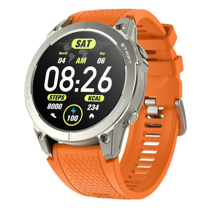 Outdoor Sports Smart Watch 1.43 Inch Ultra HD AMOLED Screen Bluetooth Talking Watch(Orange) - Smart Watches by buy2fix | Online Shopping UK | buy2fix