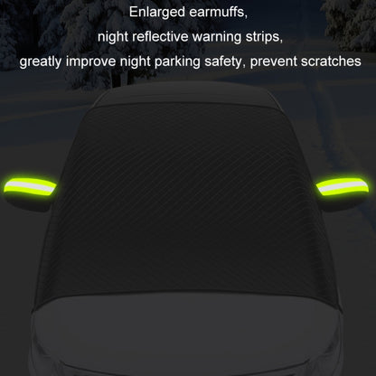 Car Magnetic Front Sunscreen Waterproof Thick Snow Shield(Green) - Window Foils & Solar Protection by buy2fix | Online Shopping UK | buy2fix