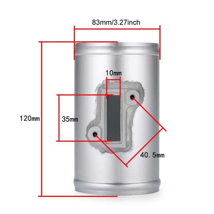 Car Modified Engine Air Flow Meter Flange Intake Sensor Base for Honda / Ford / Nissan(83mm/3.27inch) - Air Intake System by buy2fix | Online Shopping UK | buy2fix