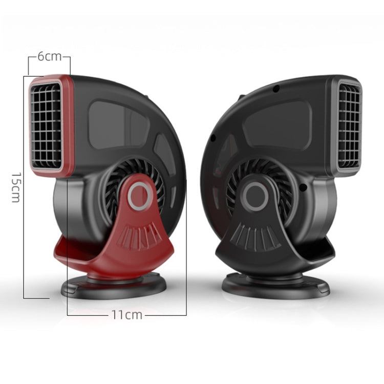 Portable Car Heater Small Fan Defogger, Color: 24V Black - Heating & Fans by buy2fix | Online Shopping UK | buy2fix