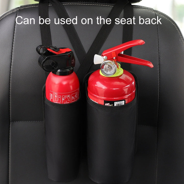 Small Car Fire Extinguisher Storage Bag Auto Seatback Bag Cup Holder - Stowing Tidying by buy2fix | Online Shopping UK | buy2fix