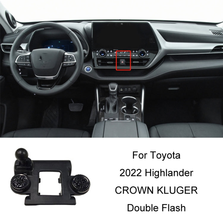 For Toyota Car Air Outlet Phone Holder Base, Model: 22 Highlander/CROWN KLUGER Double Flash - Special Car Holders by buy2fix | Online Shopping UK | buy2fix