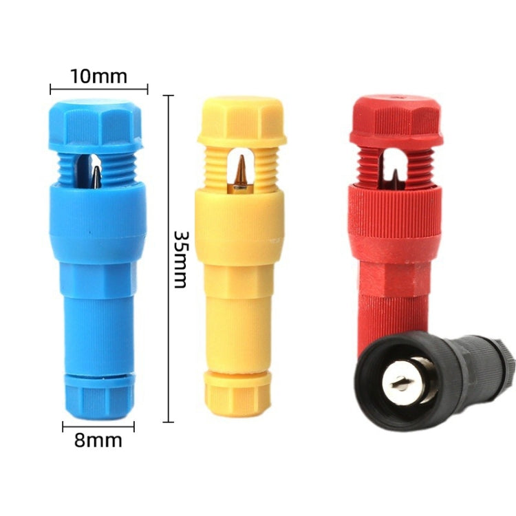 2pcs /Pack Stripping-free Thimble T-shaped Connector Downlight Wiring-free Connector(Yellow) - Booster Cable & Clip by buy2fix | Online Shopping UK | buy2fix