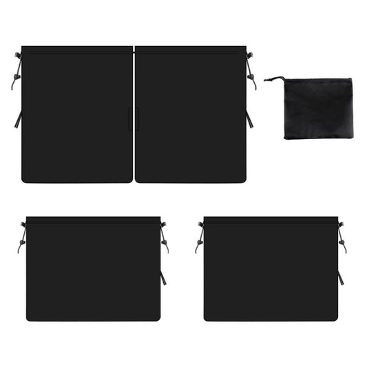 5pcs / Set Car Rear Side Blackout Sunshade Curtains Automobile Privacy Sunshade(Black) - Window Foils & Solar Protection by buy2fix | Online Shopping UK | buy2fix