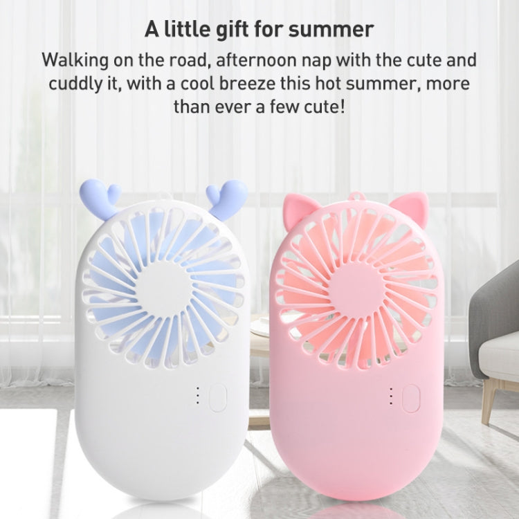 Portable Cute Pocket Mini USB Handheld Fan Phone Holder (Pink) - Electric Fans by buy2fix | Online Shopping UK | buy2fix