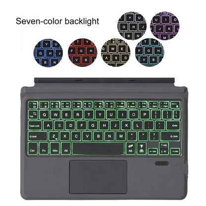 1087D Magnetic Colorful Backlight Bluetooth V3.0 Keyboard with Touchpad for Microsoft Surface GO - Others Keyboard by buy2fix | Online Shopping UK | buy2fix