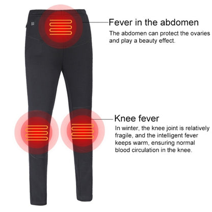 USB Secure Smart Thermostat Hair Hot Pants for Women (Color:Black Size:XXXXL) - Casual Pants by buy2fix | Online Shopping UK | buy2fix