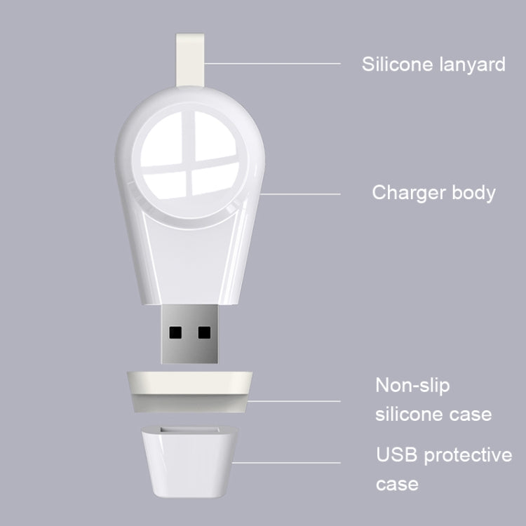 B2 Universal Portable Qi Standard Magnetic USB Wireless Charger for Apple Watch Series 4 & 3 & 2 & 1 - Others by buy2fix | Online Shopping UK | buy2fix