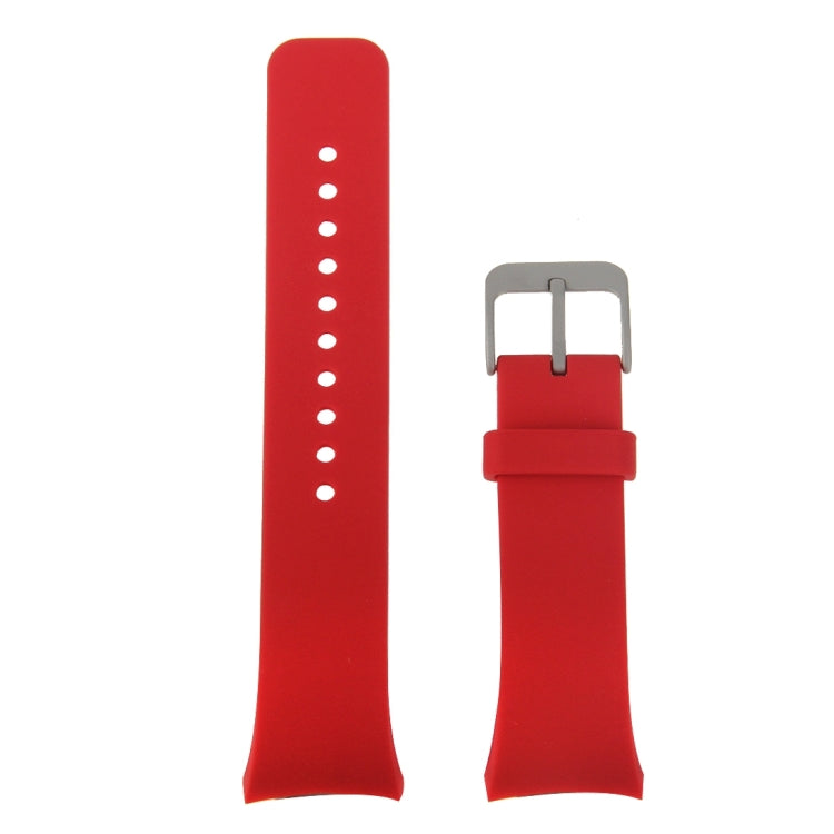 For Samsung Gear S2 Sport / Gear S2 Watch Solid Color Silicone Watchband(Red) - Smart Wear by buy2fix | Online Shopping UK | buy2fix