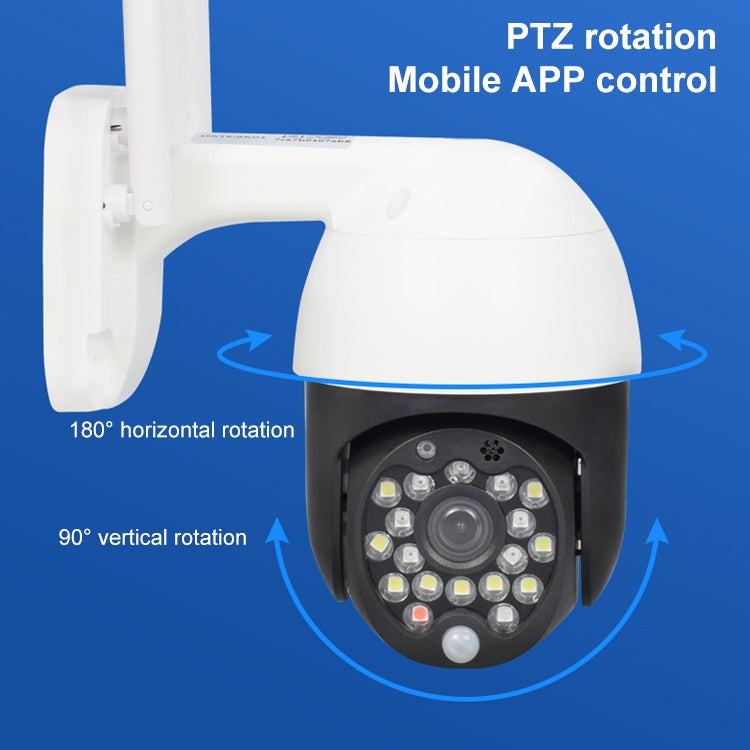 QX27 1080P WiFi High-definition Surveillance Camera Outdoor Dome Camera, Support Night Vision & Two-way Voice & Motion Detection(US Plug) - Security by buy2fix | Online Shopping UK | buy2fix