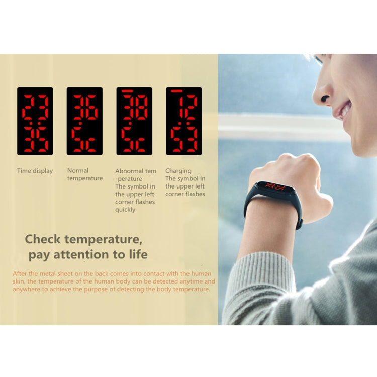 V8 Smart Temperature Monitoring Bracelet, Temperature Measurement Range: 30-45 Degrees Celsius - Smart Wear by buy2fix | Online Shopping UK | buy2fix