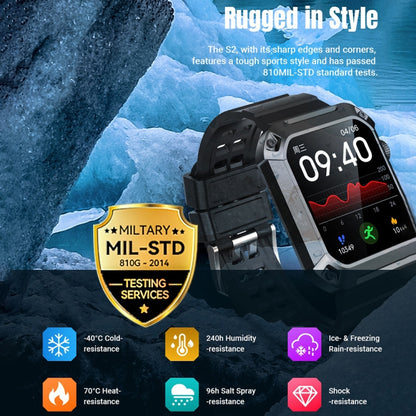 HAMTOD NX3 Pro 1.83 inch Rugged Smart Watch, Support Bluetooth Call / Sleep / Heart Rate / Blood Oxygen / Blood Pressure Monitoring(Green) - Smart Watches by HAMTOD | Online Shopping UK | buy2fix