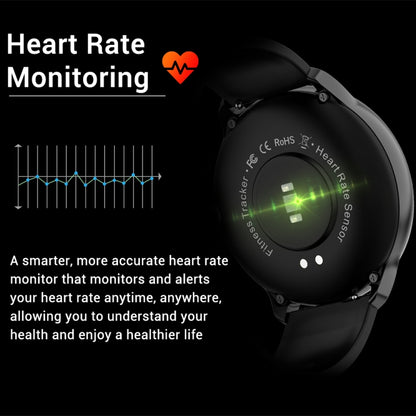 Z06 Fashion Smart Sports Watch, 1.3 inch Full Touch Screen, 5 Dials Change, IP67 Waterproof, Support Heart Rate / Blood Pressure Monitoring / Sleep Monitoring / Sedentary Reminder (Black Red) - Smart Wear by buy2fix | Online Shopping UK | buy2fix