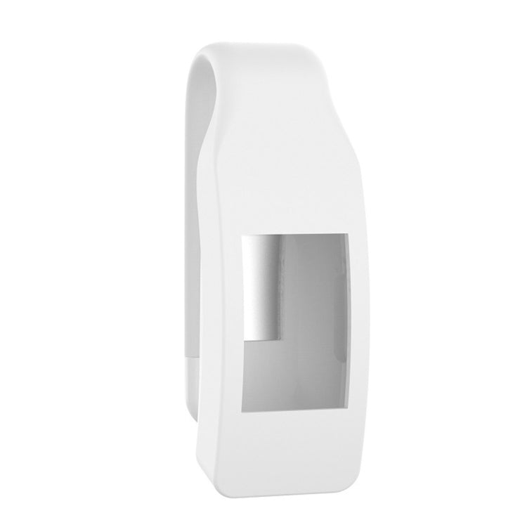 Smart Watch Silicone Clip Button Protective Case for Fitbit Inspire / Inspire HR / Ace 2(White) - Screen Protector by ENKAY | Online Shopping UK | buy2fix