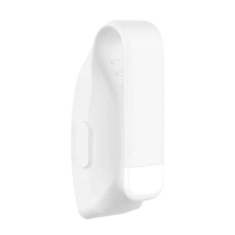 Smart Watch Silicone Clip Button Protective Case for Fitbit Inspire / Inspire HR / Ace 2(White) - Screen Protector by ENKAY | Online Shopping UK | buy2fix