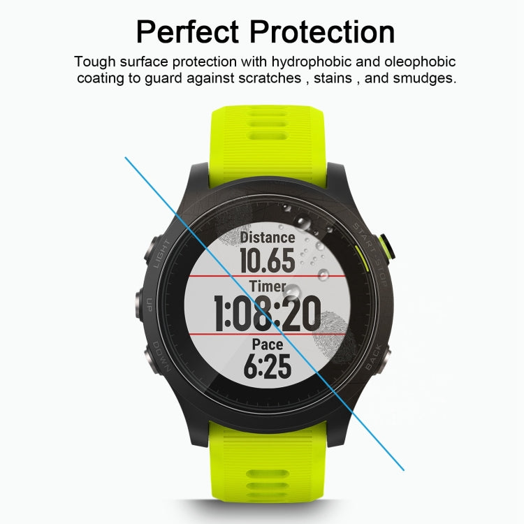 2 PCS ENKAY Hat-Prince for Garmin Forerunner 935 Smart Watch 0.2mm 9H Surface Hardness 2.15D Explosion-proof Tempered Glass Screen Film - Smart Wear by ENKAY | Online Shopping UK | buy2fix
