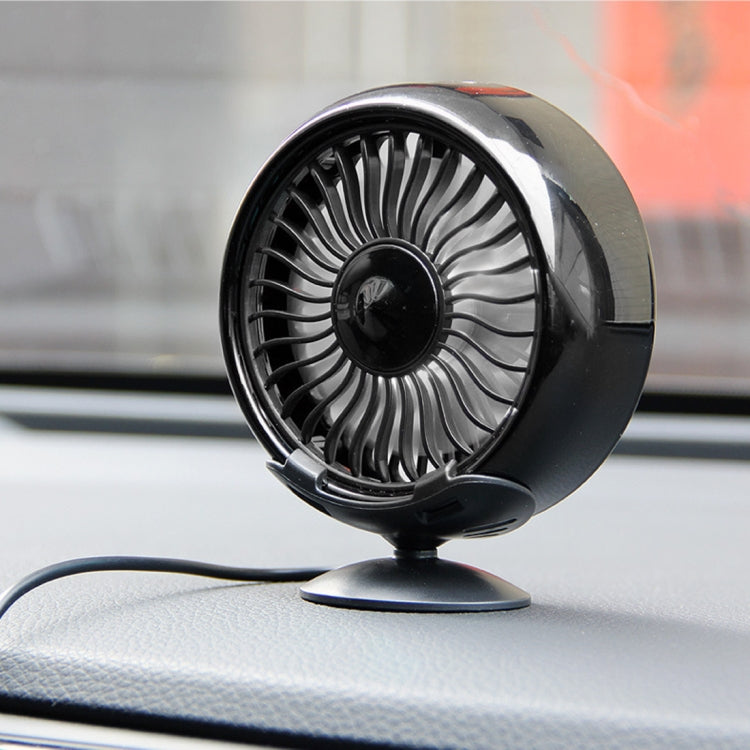 Multi-function Portable Car Air Outlet Sucker Electric Cooling Fan(Silver) - Heating & Fans by buy2fix | Online Shopping UK | buy2fix
