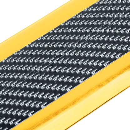 Universal Electroplate Carbon Fibre Car Door Threshold Decoration Strip Decorative Sticker, Size : 5CM x 2M (Gold) - Decorative Strip by buy2fix | Online Shopping UK | buy2fix