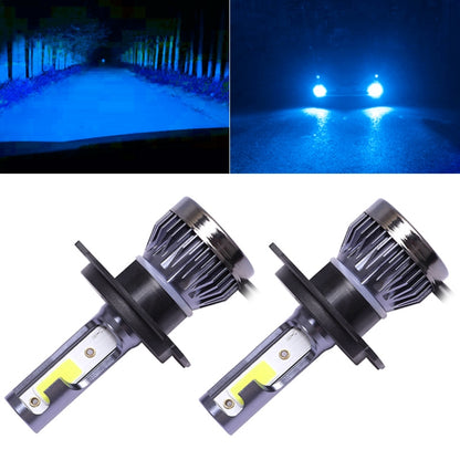 2 PCS H4 DC9-36V / 36W / 8000K / 6000LM IP68 Car / Motorcycle Mini COB LED Headlight Lamps / Fog Light(Ice Blue Light) - LED Headlamps by buy2fix | Online Shopping UK | buy2fix