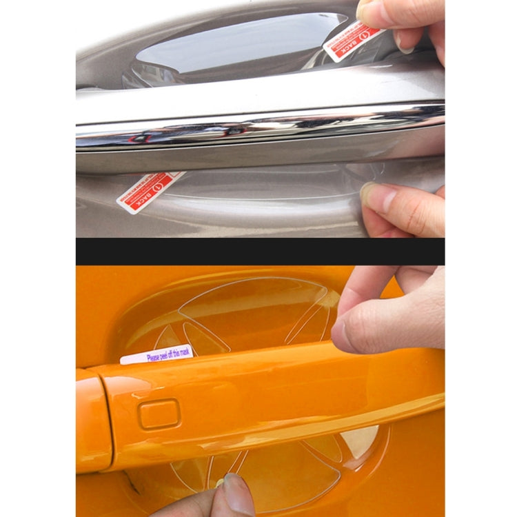 4 PCS Car Auto OPVC Door Bowl Handle Anti-scratch Protective Film for Audi - Auto Film by buy2fix | Online Shopping UK | buy2fix