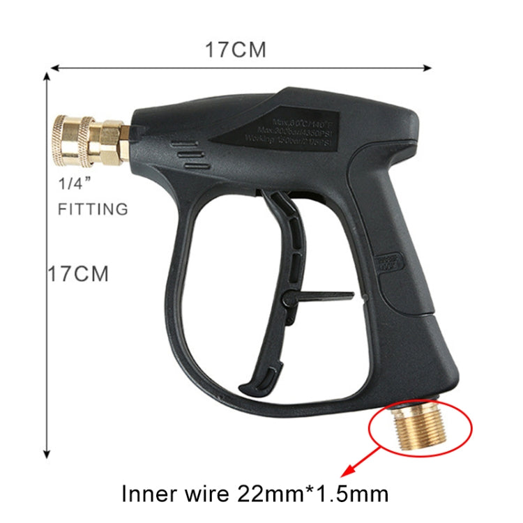 High Pressure Car Wash Foam Gun Soap Foamer Generator Water Sprayer Gun, Inner Wire: 22 x 1.5 - Car Washer & Accessories by buy2fix | Online Shopping UK | buy2fix