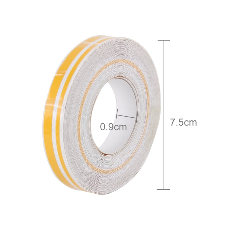 12mm × 9.8m Car Self Adhesive Decorative Stripe Tape Line(Yellow) - Decorative Sticker by buy2fix | Online Shopping UK | buy2fix