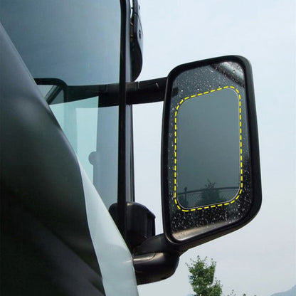 Truck PET Rearview Mirror Protective Window Clear Anti-fog Waterproof Rain Shield Film - Auto Film by buy2fix | Online Shopping UK | buy2fix