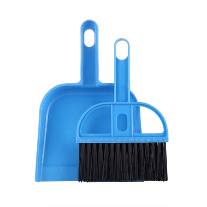 Mini Desktop Car Keyboard Sweep Cleaning Brush Small Broom Dustpan Set(Blue) - Car washing supplies by buy2fix | Online Shopping UK | buy2fix