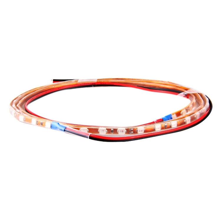 5 PCS 45 LED 3528 SMD Waterproof Flexible Car Strip Light for Car Decoration, DC 12V, Length: 90cm(Pink Light) - Decorative Lights by buy2fix | Online Shopping UK | buy2fix