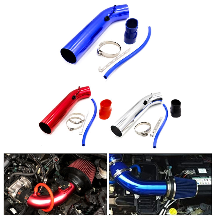 Universal  Air Intakes Short Cold Racing Aluminium Air Intake Pipe Hose with Cone Filter Kit System(Blue) - In Car by buy2fix | Online Shopping UK | buy2fix