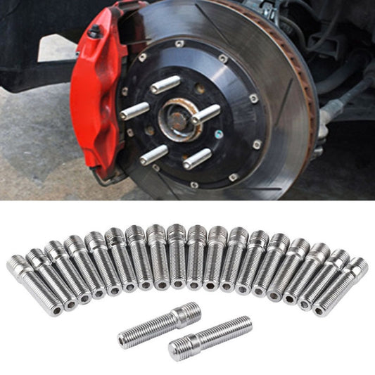 20 PCS 5.8cm Universal Car Modification Extended Wheels Stud Conversion M14x1.5 to M12x1.5 Screw Adapter LN032 LN033 LN044 - In Car by buy2fix | Online Shopping UK | buy2fix