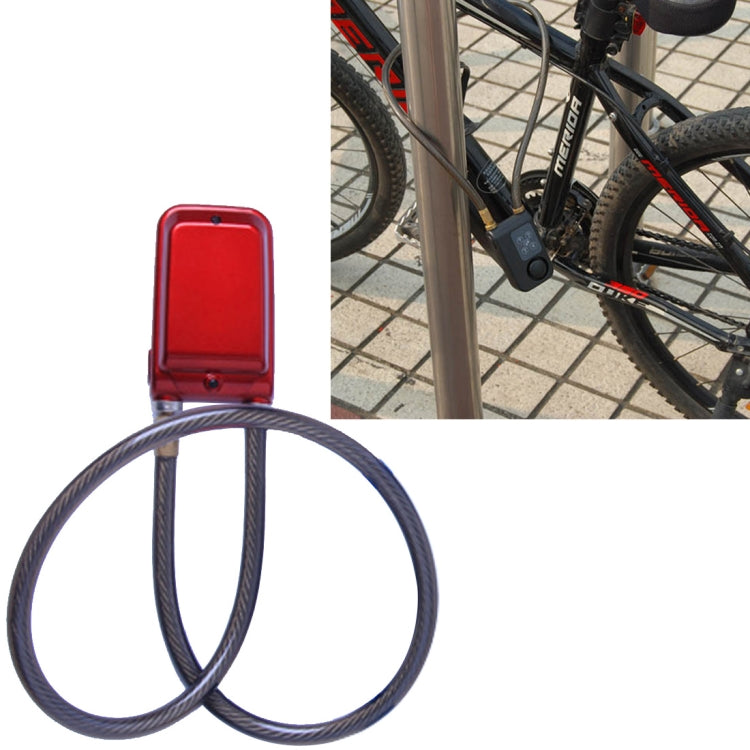 Bicycle Password Alarm IP44 Waterproof Burglar Vibration Alarm(Red) - Bicycle Locks & Bicycle Pumps by buy2fix | Online Shopping UK | buy2fix