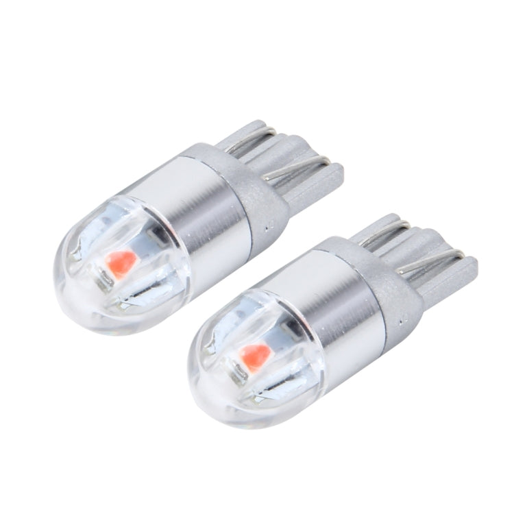 2 PCS T10 2W 2 SMD-3030 LED Car Clearance Lights Lamp, DC 12V (Red Light) - Clearance Lights by buy2fix | Online Shopping UK | buy2fix