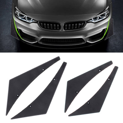 4 PCS Car-Styling Blade Decorative Sticker(Black) - Decorative Sticker by buy2fix | Online Shopping UK | buy2fix