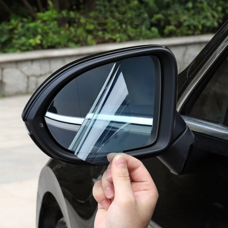 Car Round PET Rearview Mirror Protective Window Clear Anti-fog Waterproof Rain Shield Film for Toyota Corolla 14-18 (Can Customize Other Model) - Auto Film by buy2fix | Online Shopping UK | buy2fix