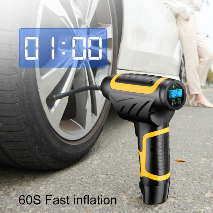 DC12V 120W 10A Portable Intelligent Digital Display Electric Air Pump Tire Inflator Car Electric Air Compressor Car Tire Pump Inflatable Pump with 3m Power Cord - In Car by buy2fix | Online Shopping UK | buy2fix
