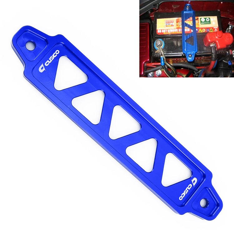 Universal Car Long Stainless Steel Battery Tie Down Clamp Bracket, Size: 21.6 x 4.4 x 1cm (Blue) - In Car by buy2fix | Online Shopping UK | buy2fix