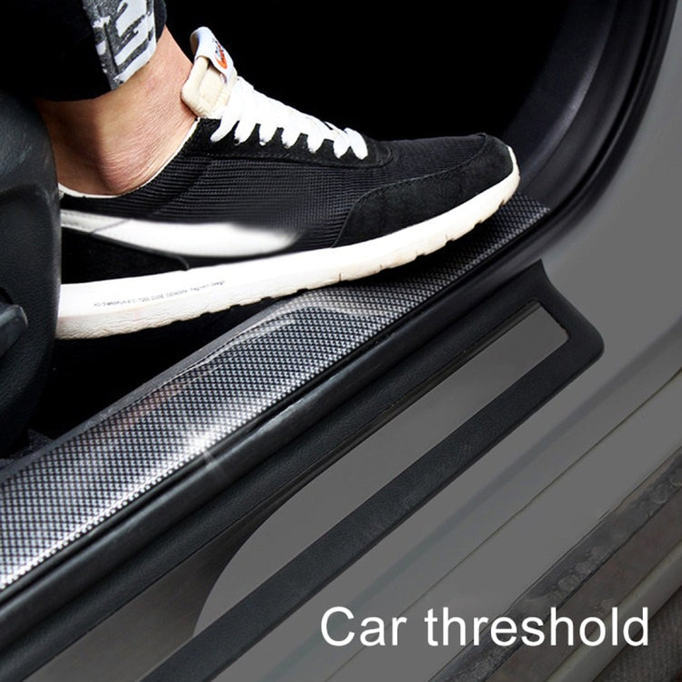 Universal Car Door Threshold Decoration Strip Decorative Sticker, Size : 7CM x 3M(Black) - Decorative Strip by buy2fix | Online Shopping UK | buy2fix