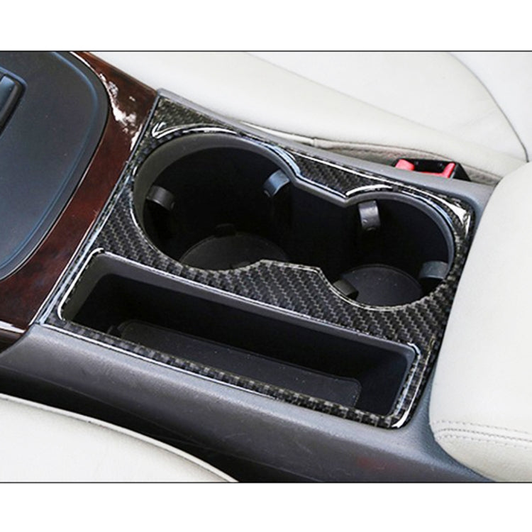 Car Carbon Fiber Water Cup Holder Decorative Sticker for Audi A4L / A5 / Q5 - Car Interior Mouldings by buy2fix | Online Shopping UK | buy2fix